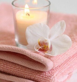 Aroma set for massage sessions